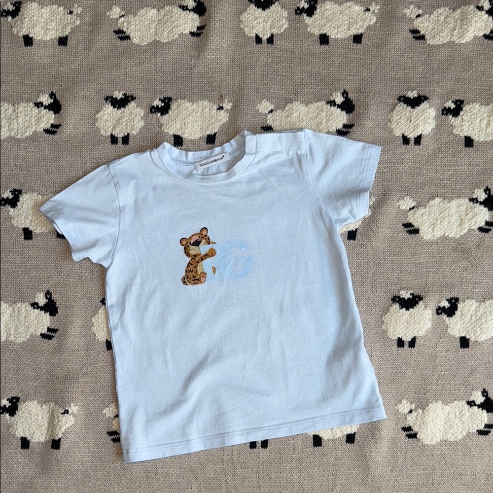 Dolce & Gabbana Blue Short Sleeve Tee